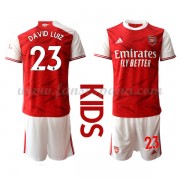 Camisetas De Futbol Niños Arsenal David Luiz 23 Primera Equipación 2020-21..